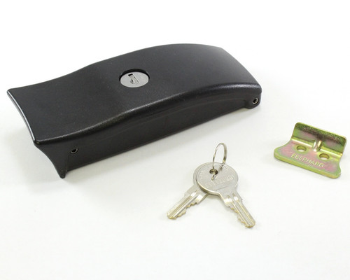 Key-locking draw latch, adjustable, elegant styling and black finish are designed to significantly enhance the appearance of the equipment or vehicles, ASA/PVC alloy, total adjustment rande of .63 in.