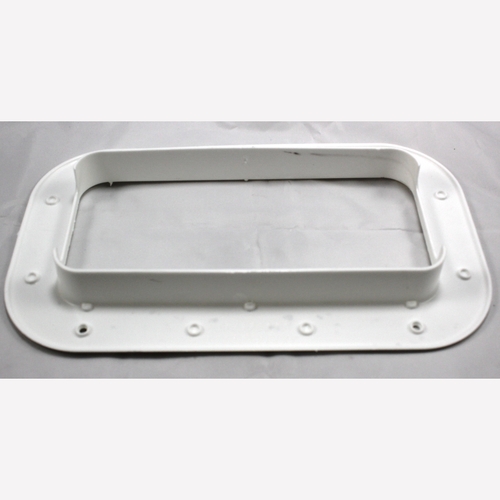 Genesis Trim ring for low profile easy open vents, white, 1 1/4 in. H EOV TR RV 1 1/4" W |Austin Hardware
