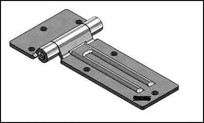 Strap Hinge,6 1/2 In.Strap Flush FGC 619.0 SS |Austin Hardware