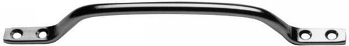 Grab Handle, 1/2 In. Diameter Stainless Steel, Overall Length 13 In., Height 2 In., Grab Section 7 In., Two Mounting Holes On Each End, Drilled And Countersunk For 1/4 In. Screws