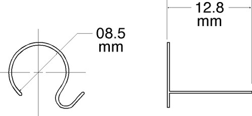 SAFETY CLIP FOR 16298,10 MM GSH-10MM-C |Austin Hardware