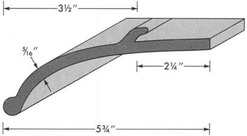 Rub-A-Fender, Sold in 52 ft. Rolls (50 lbs.) or Cut to Length (per foot), Overall Length 5 3/4 in., Fender Length 3 1/2 in., Mounting Flange 2 1/4 in.