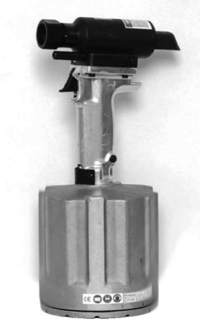 Huck Pneudraulic Installation Tool, .875 In. Min. Stroke, 90 Psi Max. Inlet Pressure, 9,986 Lbs. @ 90 Psi Min. Pull Capacity
