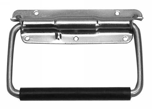 Chest Handle, 2 Piece With Spring, Zinc Plated
