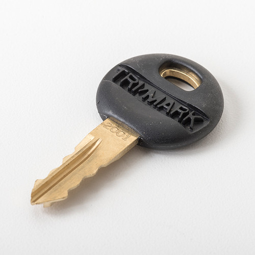 TriMark - Trailer latch. Non-handed, Chrome, No deadbolt, Keyed