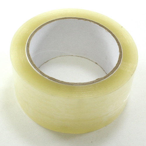 General purpose grade, polypropylene film, water based acrylic adhesive, excellent stretch, 36 tensile oz/psi, 21 adhesion lbs/psi, 1.7 mils thickness