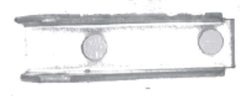 Cable anchor bracket, hole 17/32in high from base