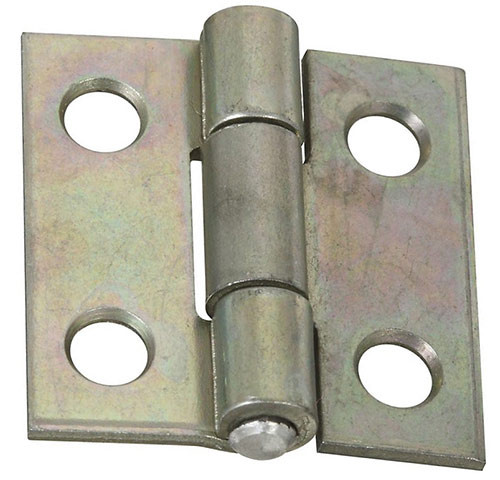 1 X 1 Zinc Butt Hinge With Holes NA 838-1 ZN |Austin Hardware