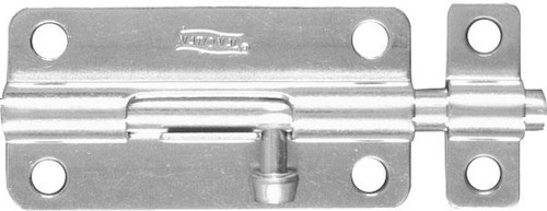 3" Barrel Bolt, w/strike, Zinc Plated