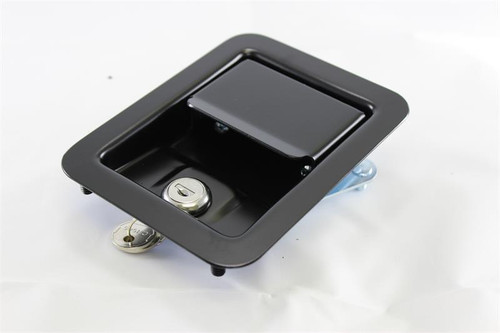 3 Pt Paddle Latch; Black