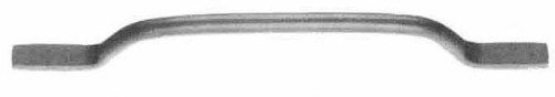 Grab Handle, 1/2 In. Diameter Plain Steel, Overall Length 13 In., Height 2 In., Grab Section 7 In., No Holes.