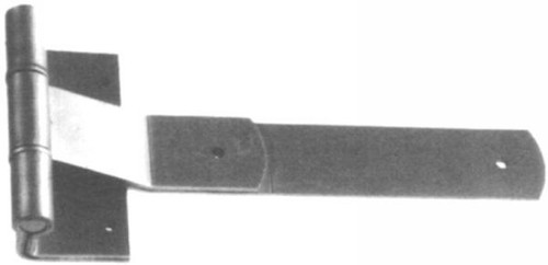 Flush Hinge, Zinc Plated