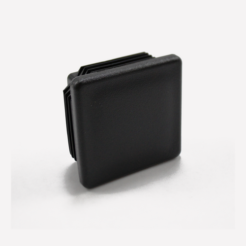 END CAP 2" 14-20 GA  BLACK