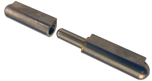 Weld-On Hinge With Steel Pin, 100mm