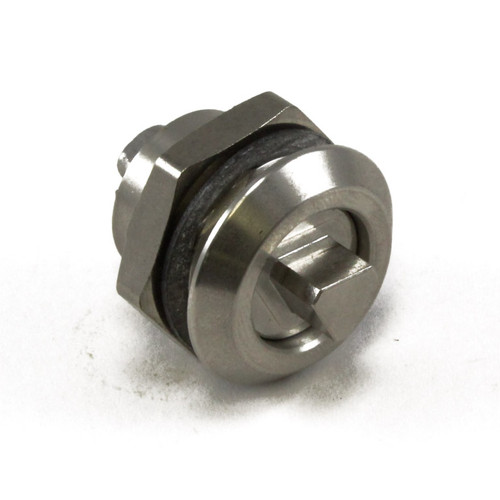 Lock Cylinder, 1/4 Turn,7 mm Triangle Insert, Zinc Diecast, Max