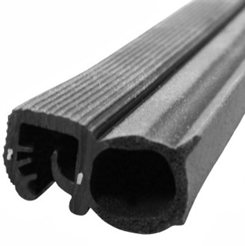 Push-On Trim Seal, Black Epdb Rubber, Clamping Range 1.5 - 3.0mm - 1 - 2