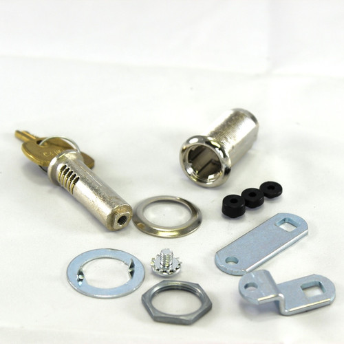 Cam Lock, Bright Nickel Finish, Keyed C415A C8055-C415A-14A |Austin Hardware