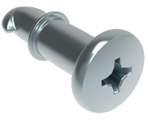 Quarter Turn Fastener, Zinc Plated