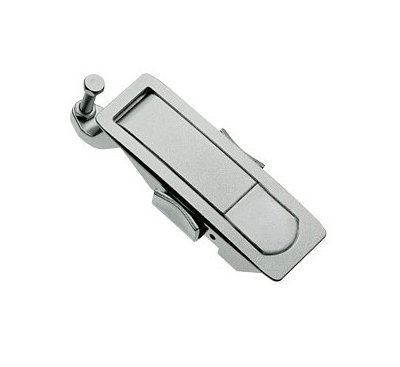 Southco Lever latch, zinc alloy, textured chrome plated, .04-.94 in. grip range, .20 in. door thickness, flush trigger, flush profile, hand operated S C2-32-31 |Austin Hardware