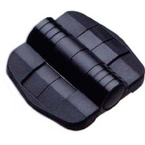 Southco Detent hinge, acetal copolymer, black, 5.99 in-lbf forward torque, 5.99 in-lbf reverse torque, rivet/screw installation, stainless steel tube material, free swinging (no detents), free operating S C6-20 |Austin Hardware