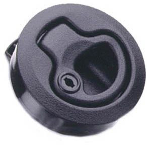 Southco Flush pull latch, stainless steel, electropolished, key locking, .98-1.02 in. grip range, .47-.67 panel thickness, medium S M1-43-8 |Austin Hardware