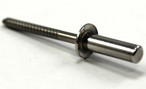 Blind Rivet, Closed End, Stainless Steel Body, Stainless Steel Mandrel, Domed Head, 3/16 In. Diameter, .250-.374 In. Grip Range SSD66SSH-G |Austin Hardware