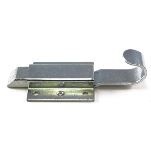 End Bolt, Flush, 45 degree, with Mounting Holes, Zinc Finish