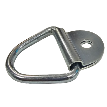 A.L. Hansen Surface Mount D-Ring And Clip Only (no Cup), Zinc Plated TD-15R ZN |Austin Hardware