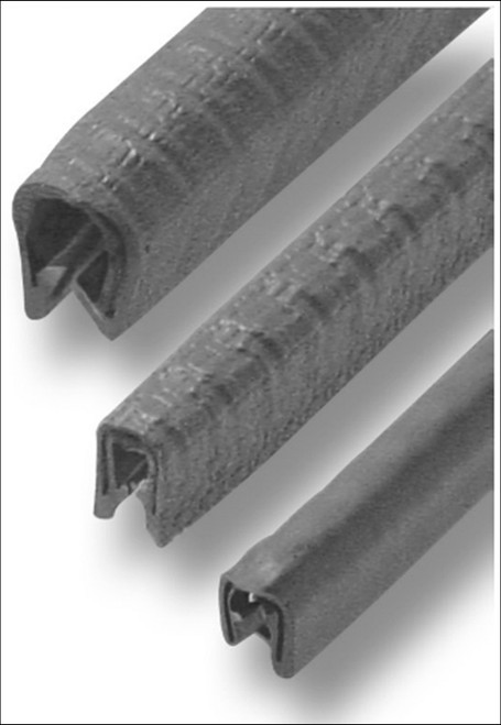 Flat Moulding With Bead, 1/2 In., Black, 20 Ft. Kit TB37-940 |Austin Hardware