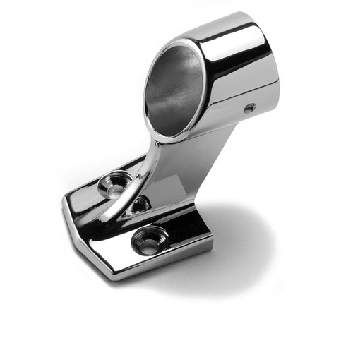 Center Stanchion, for 7/8 in. Hand Rail with Set Screw Included, Chrome Finish TH532-A |Austin Hardware