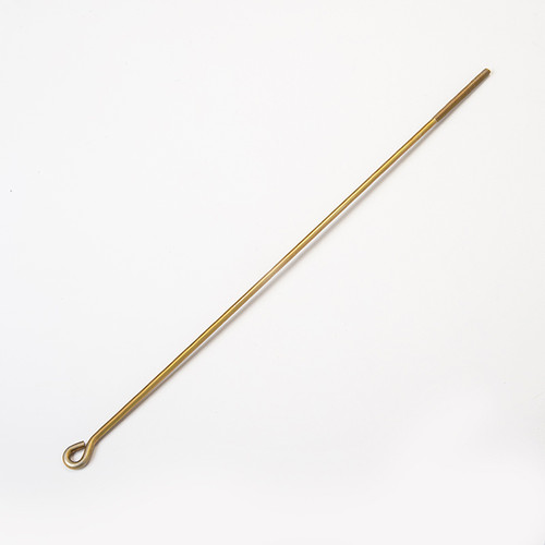 Rod Only, Eye End, 10-24 in. Threads on Opposite End, Zinc Plated, Length 12 in.