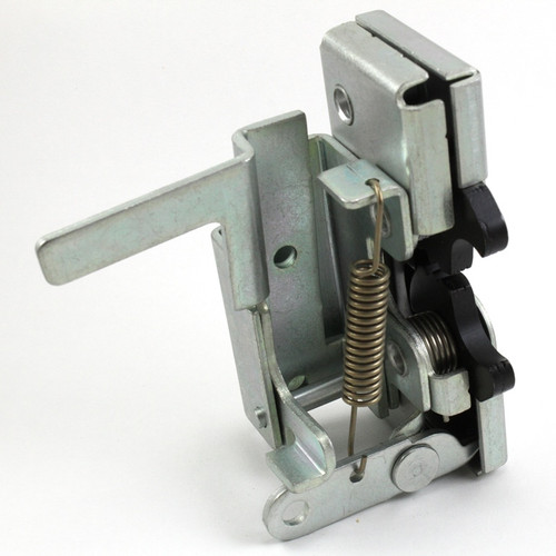 TriMark - Two-rotor latch with bellcrank linkage, right hand, 1/4-20 unc, 3.30 in. x 2.76 in. long handle, trip, straight, 1.30 in. x .036 in., .276 diameter hole