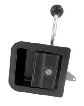 100点マウンテン　Trimark ドアラッチ ※鍵なし (中古) TriMark - Paddle handle latch, heavy-duty, key-locking; designed