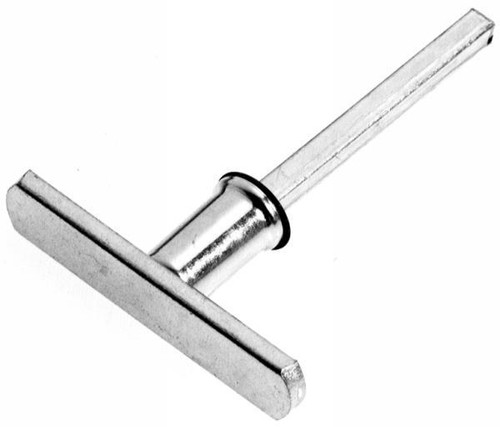 T-Handle, Removable, Solid Steel, Zinc Plated, 3 1/2 In. X 3/4 In. Grip, 3 5/16 In. Long 5/16 In. Square Shaft TONL-20-332-R-1 |Austin Hardware