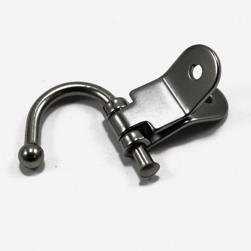Butterfly Hook, Polished Stainless Steel, 6-13 Lbs. Load Capacity, Hinged Flap Allows Flush Or Corner Mount, 90-270 Applicable Angle