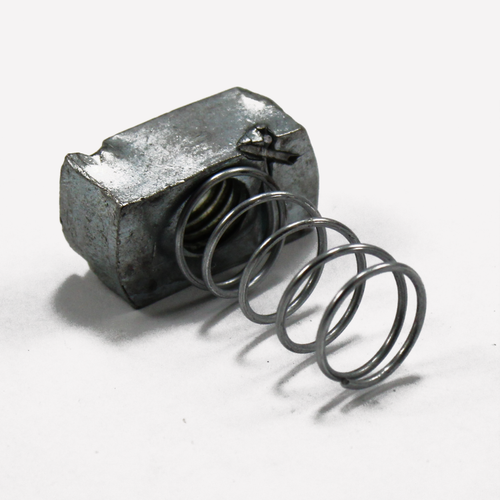 1/2-13 Channel Nut With Spring, Electro-Galvanized Finish UST-P1010EG |Austin Hardware