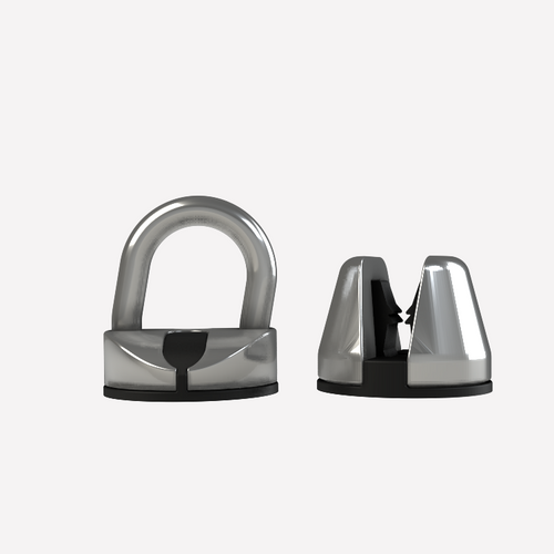 Angled door holdback 3.33 in.