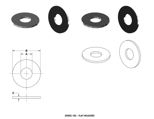 austin hardware EQ-FLATWASHER-113