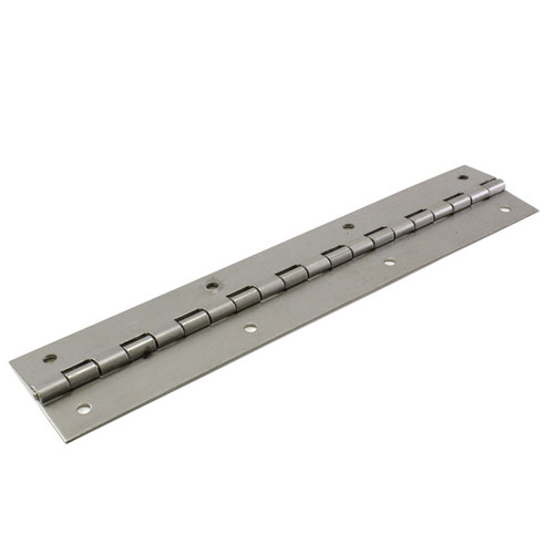 2 in. x 10 in. 1/8 Pin, Stainless Steel Continuous Hinge