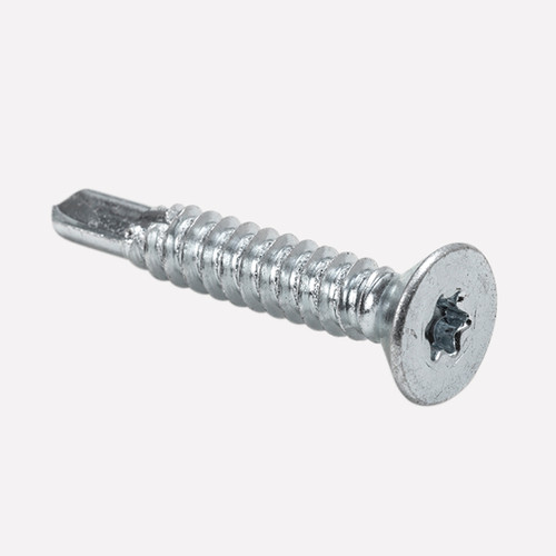433-103B 1/4-14 X 1 1/2 Torx Wafer Hd Self Drill Screw Zinc Austin Hardware & Supply