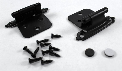 Hinge, Self-Closing, Overlay Blk