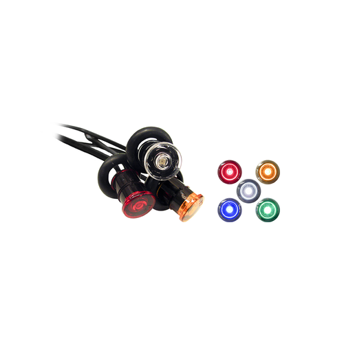 TQ S33-RC00-1 3/4" MINI P2 RED SIDEMARKER CLEAR LENS TecNiq Austin Hardware & Supply