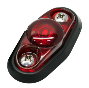 TecNiq RED MINI SURFACE MOUNT PC SIDEMARKER RED LENS RED LED TQ S38-RR09-1 |Austin Hardware