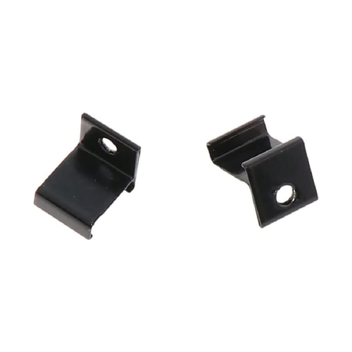TQ E45-0B04-1 BLACK PERPENDICULAR MOUNT SCREW CLIP QTY 2 TecNiq Austin Hardware & Supply