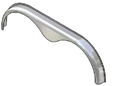 FENDER FLR .09 IN AL 2-1/2 IN X 2 3/8 IN X 72IN W A8001 |Austin Hardware