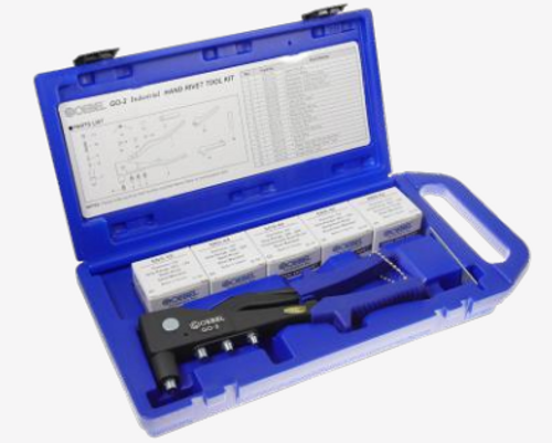 HAND RIVET TOOL GO-2 SS RIVETS KIT