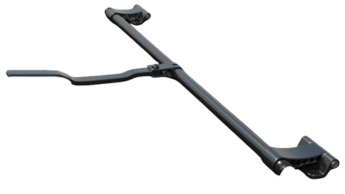 BARLOCK 48IN AL EXTRUDED 0.53IN OFFSET, BLACK POWDER COAT BL-3252-48-01-AL-BPC |Austin Hardware