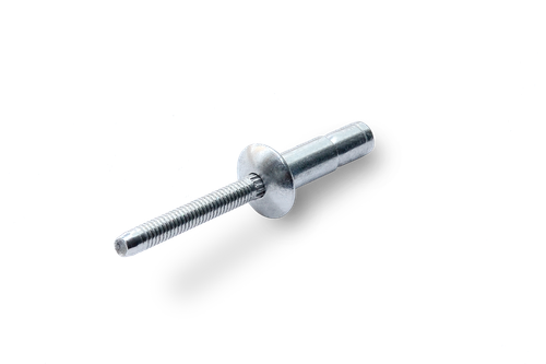Howmet Aerospace Value-Clamp Structural Blind Rivet VRSB6-4VC - Steel/Steel, Buttonhead, 3/16" Dia., .062-.272" Grip Range VC-MGLP-R6-4 |Austin Hardware