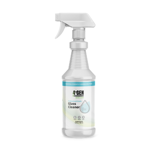 4TH GEN Glass Cleaner, Ready-to-Use Quart Bottle with Spray Trigger