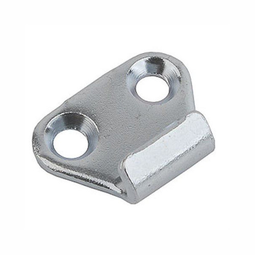 Catch plate Medium size Produced from Zinc plated Steel with Countersunk mounting holes.